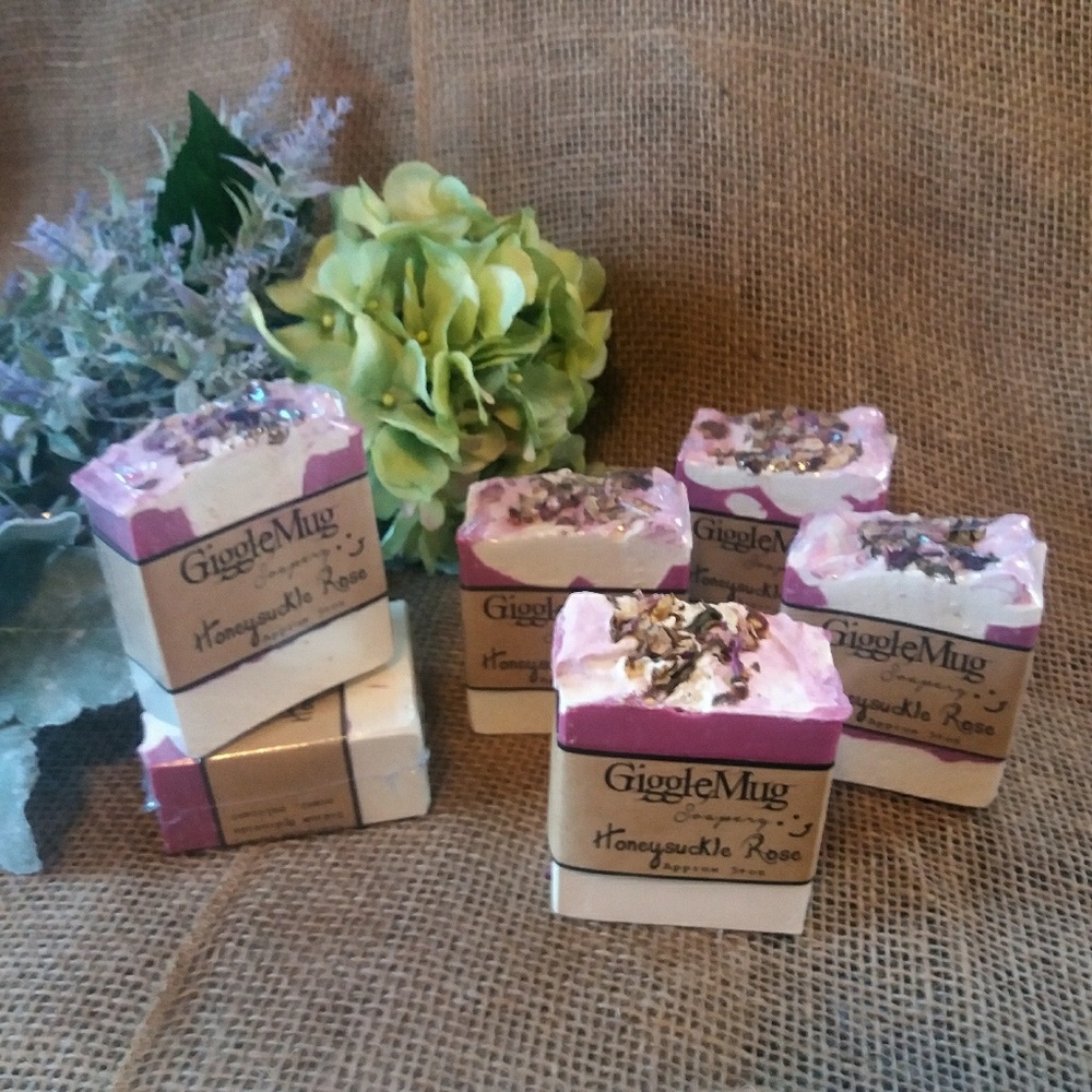 Honeysuckle Rose Handmade Soap
